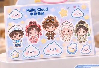 角色贴纸实物